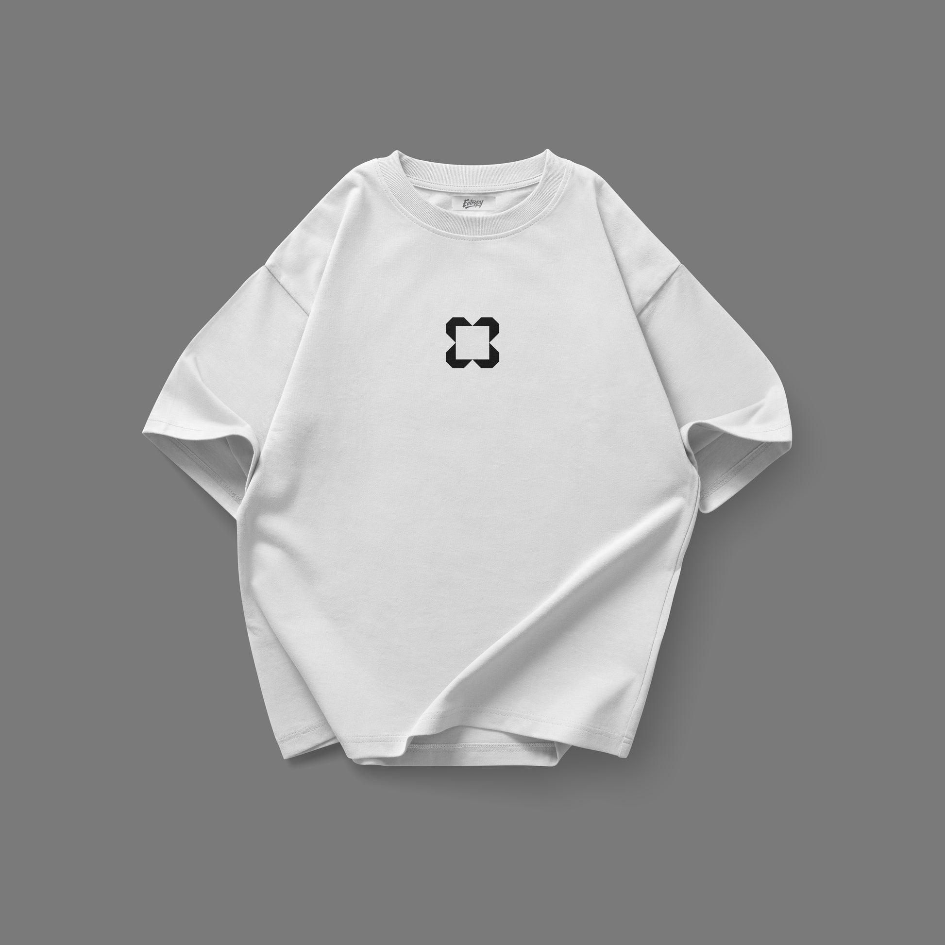 ENTROPY Simple White Tee — Founders Edition