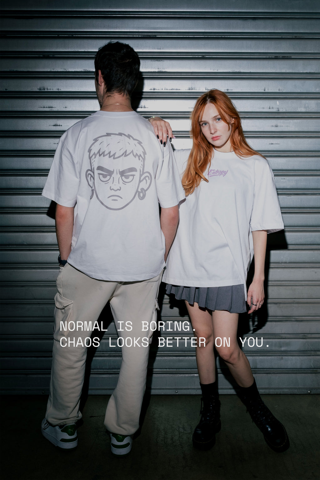 Street Buddy Grey Face Tee